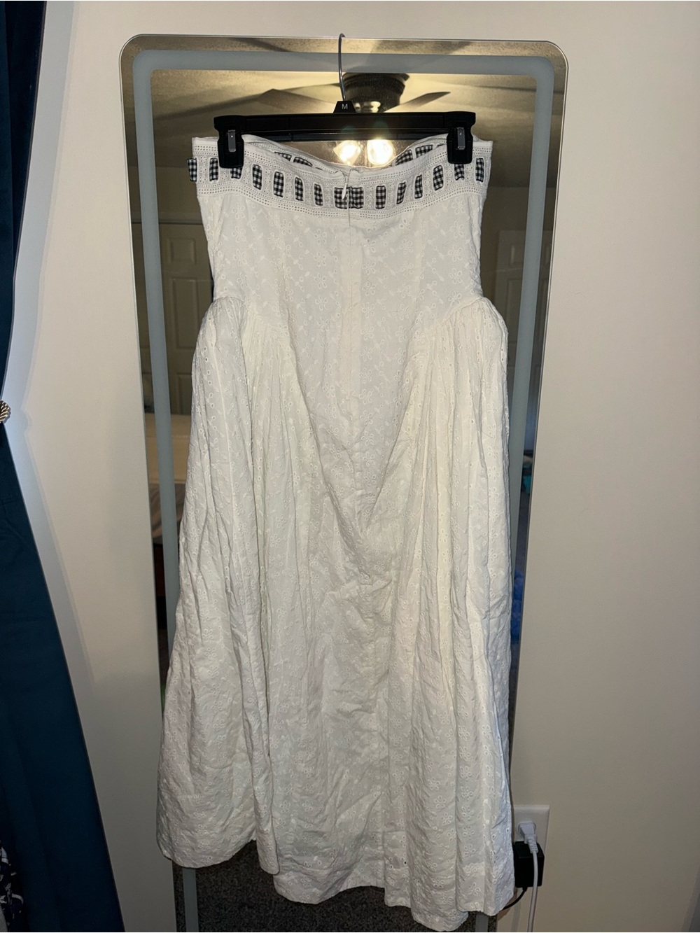 FOR LOVE & LEMONS ROSIE STRAPLESS BOW MIDI DRESS (NWOT) - Picture 5 of 7